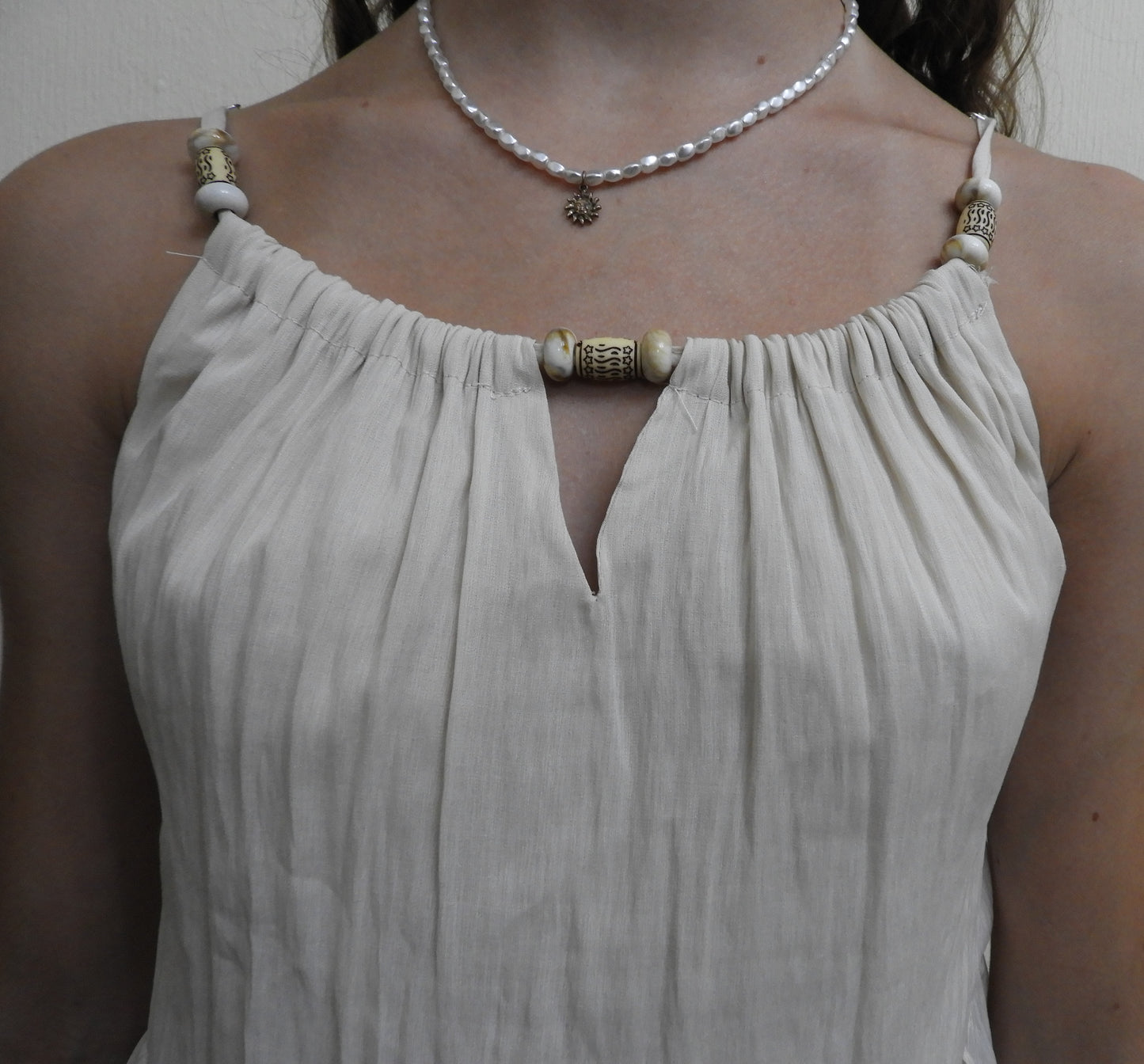 Blusa holgada con tirantes ajustables